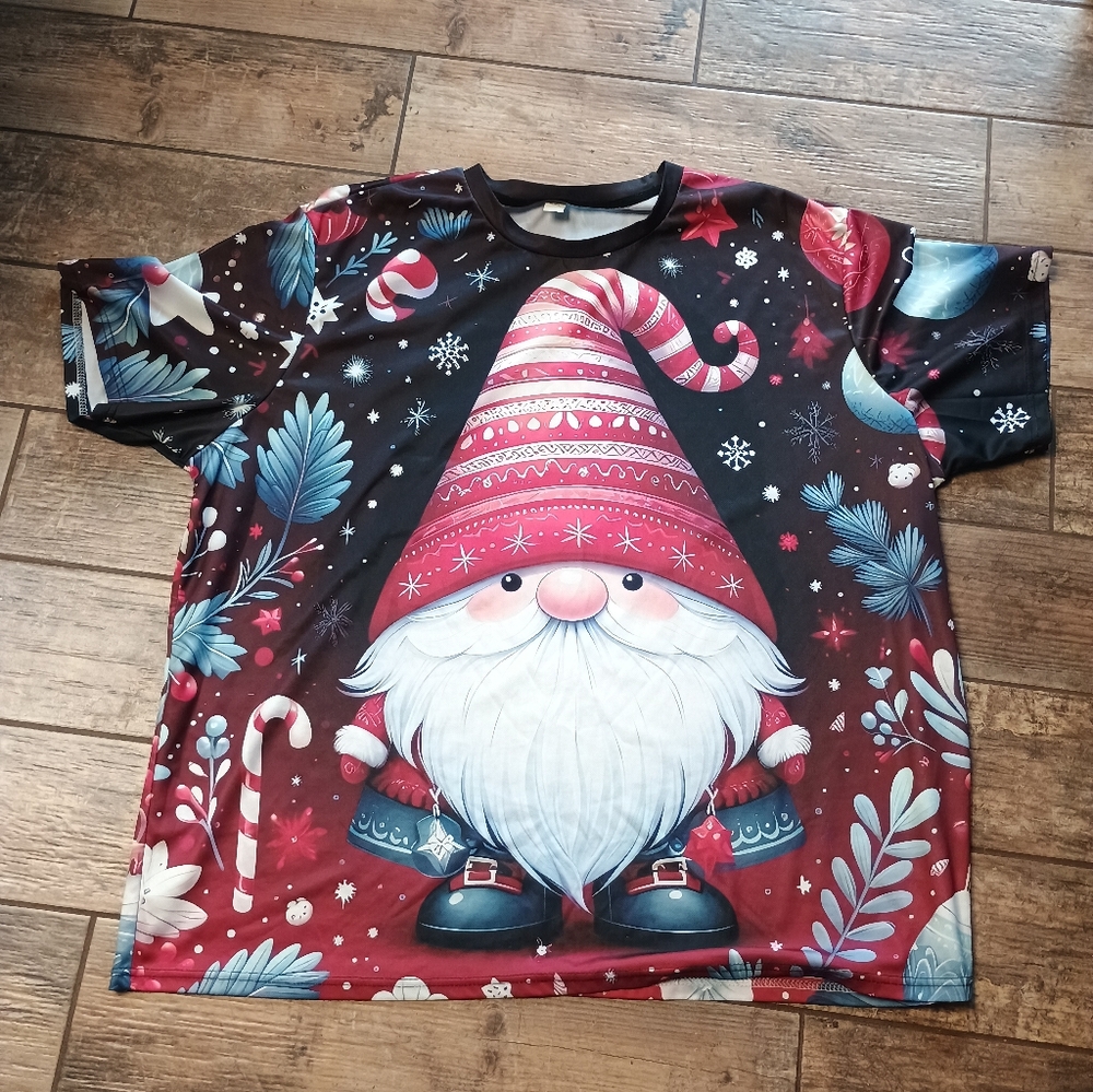 Festive Gnome Men's Shirt - Red and Blue